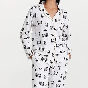 BedHead Pajamas Cosmic Cats Long Sleeve Classic PJ Set